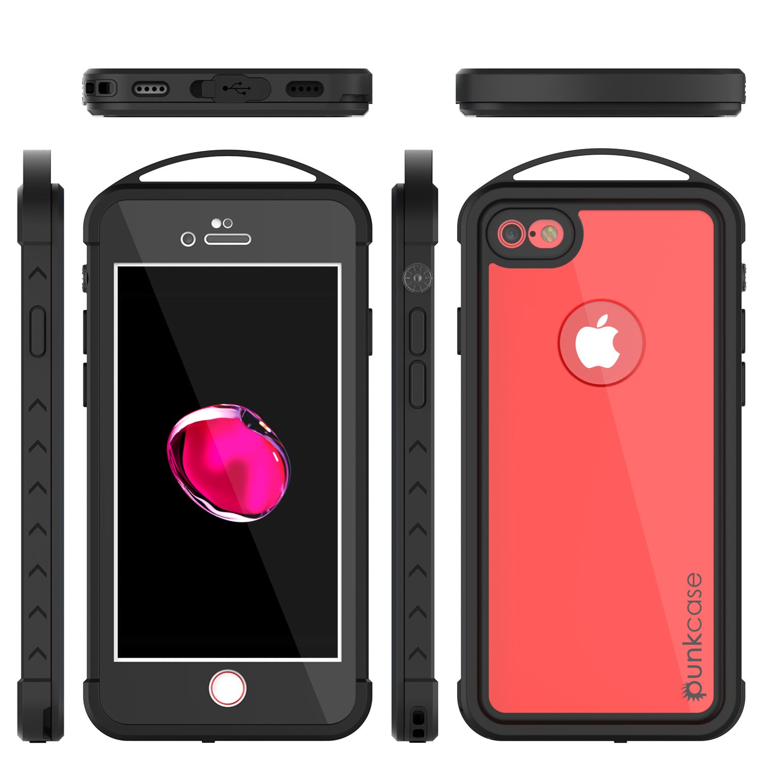 iPhone 7 Waterproof Case, Punkcase ALPINE Series, CLEAR | Heavy Duty Armor Cover - PunkCase NZ