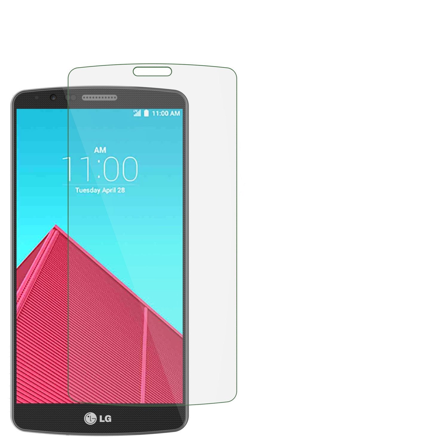 LG G4 Punkcase Glass SHIELD Tempered Glass Screen Protector 0.33mm Thick 9H Glass - PunkCase NZ