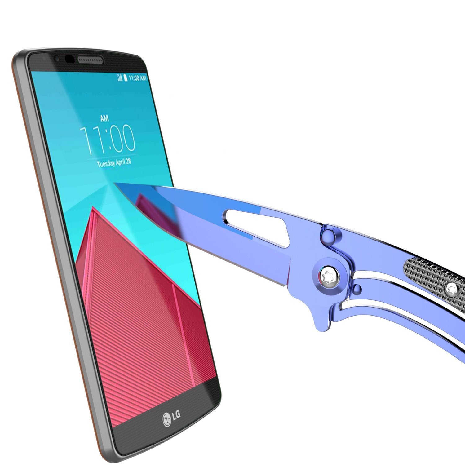 LG G4 Punkcase Glass SHIELD Tempered Glass Screen Protector 0.33mm Thick 9H Glass - PunkCase NZ
