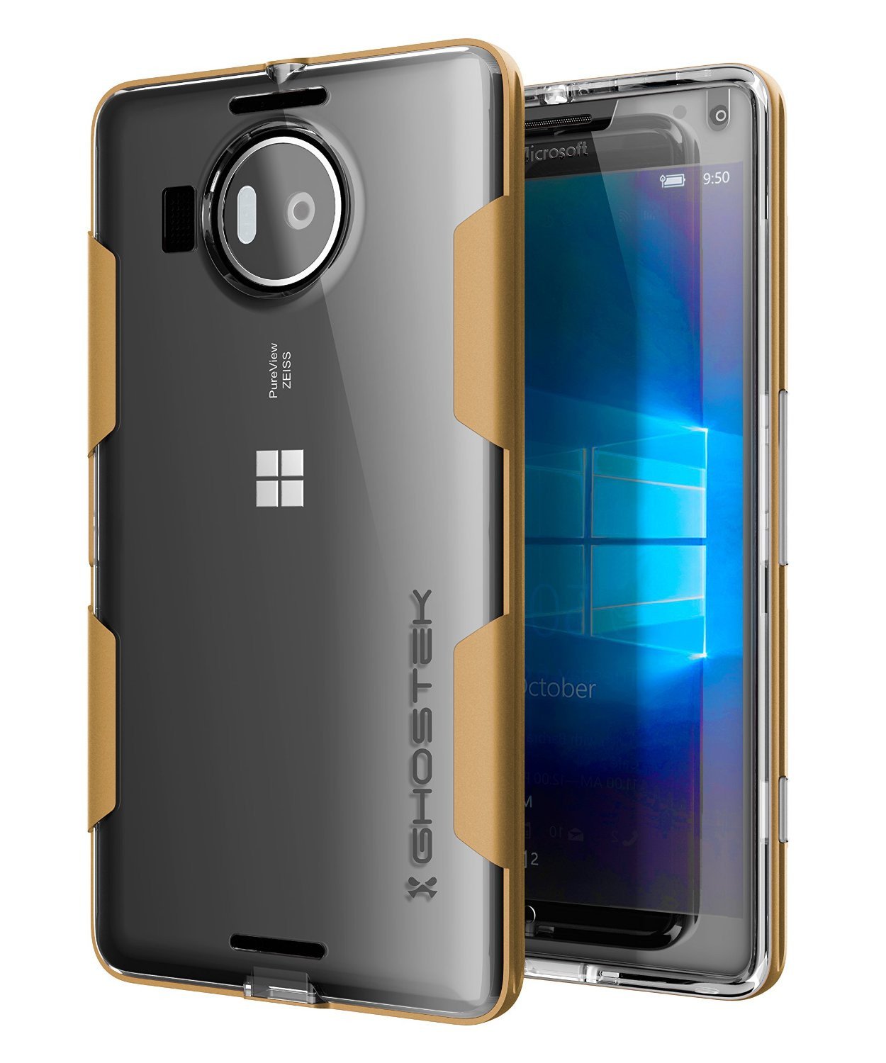 Microsoft Lumia 950 Case, Ghostek® Cloak Gold Slim Hybrid Impact Armor | Lifetime Warranty Exchange - PunkCase NZ