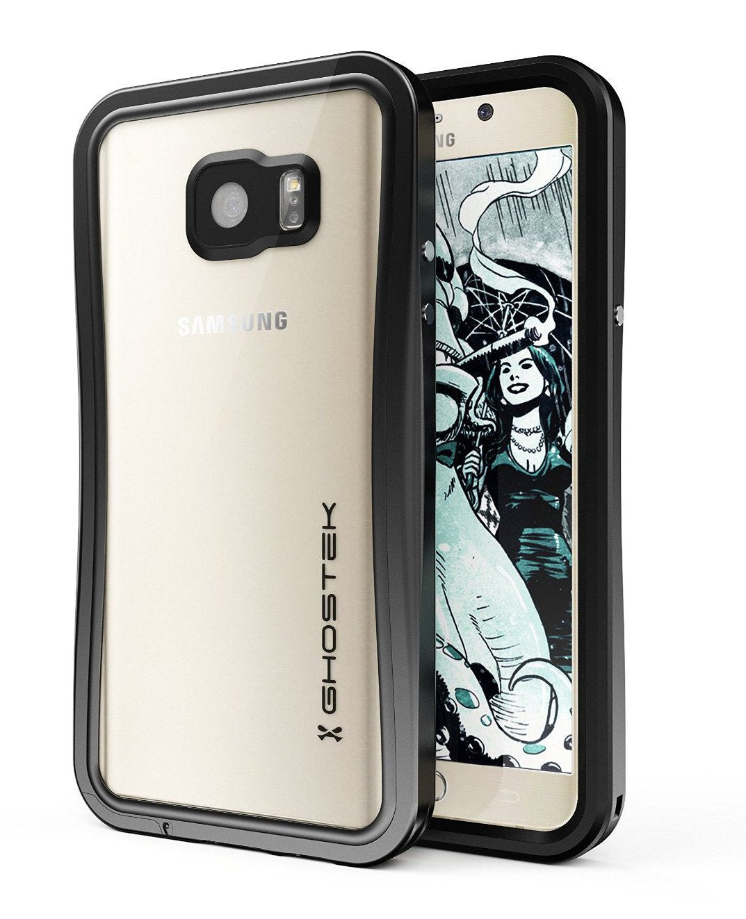 Note 5 Waterproof Case, Ghostek® Atomic 2.0 Series Black for Samsung Galaxy Note 5 | Aluminum Frame
