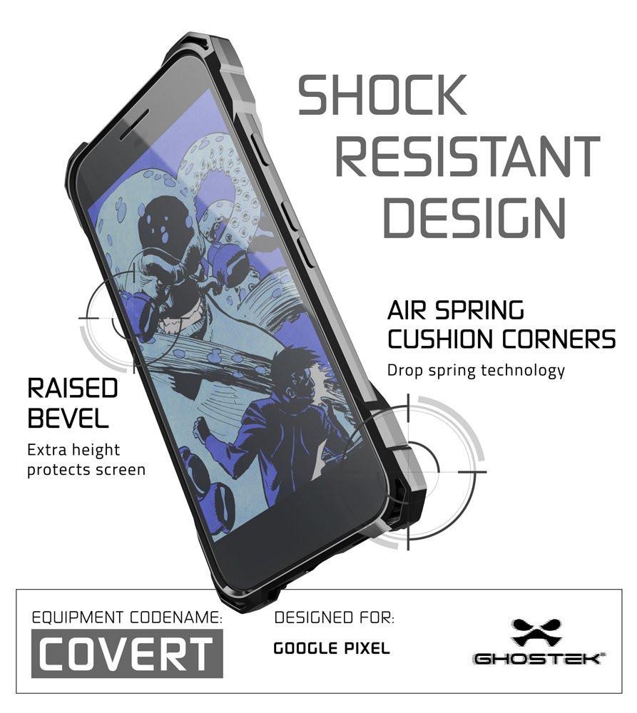 Google Pixel Case, Ghostek® Covert Space Grey, Premium Impact Armor | Lifetime Warranty Exchange - PunkCase NZ