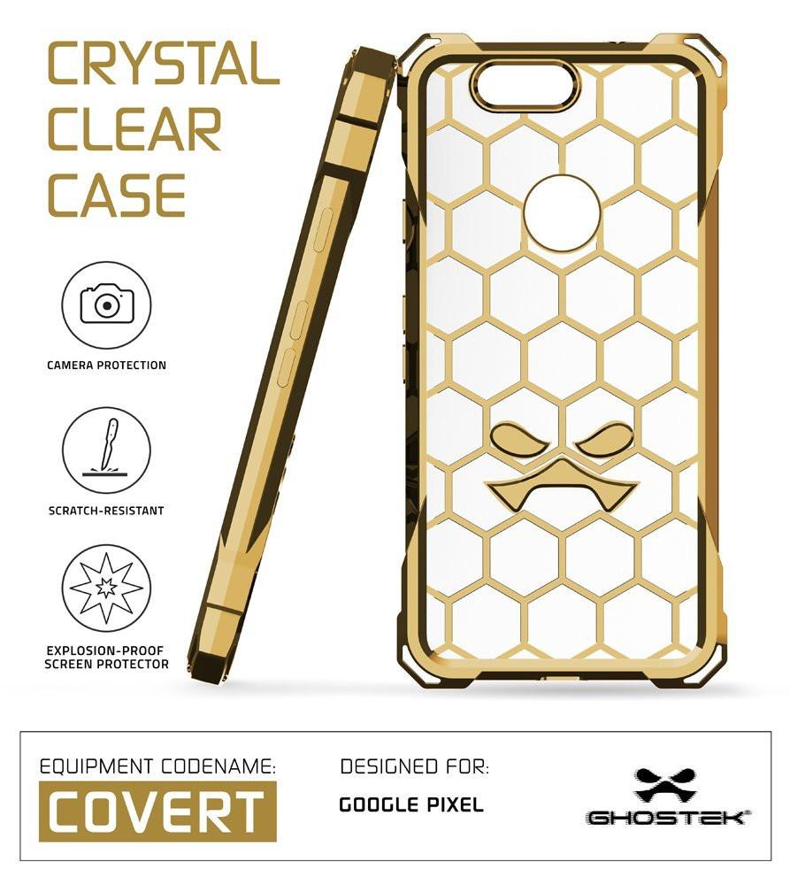 Google Pixel Case, Ghostek® Covert Gold, Premium Impact Protective Armor | Lifetime Warranty Exchange - PunkCase NZ