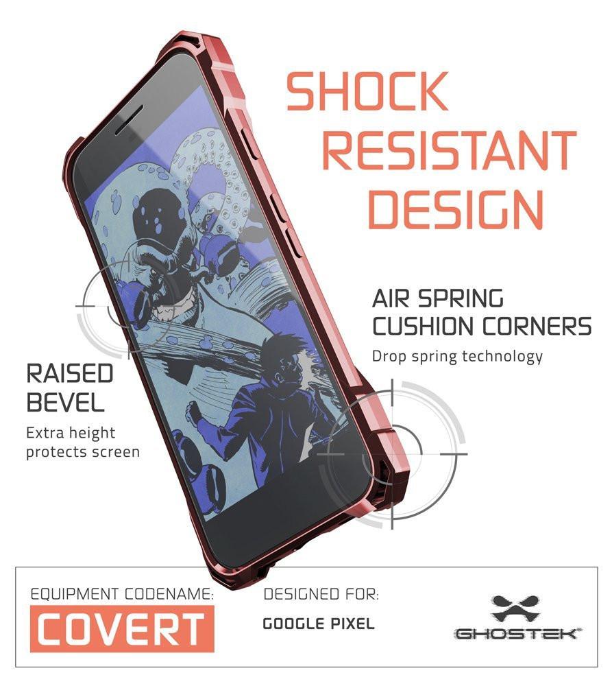 Google Pixel XL Case, Ghostek® Covert Peach, Premium Impact Protective Armor | Lifetime Warranty Exchange - PunkCase NZ