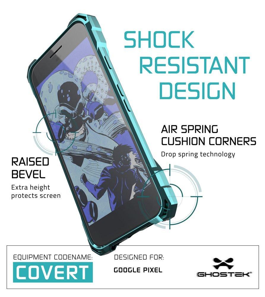 Google Pixel Case, Ghostek® Covert Teal, Premium Impact Protective Armor | Lifetime Warranty Exchange - PunkCase NZ