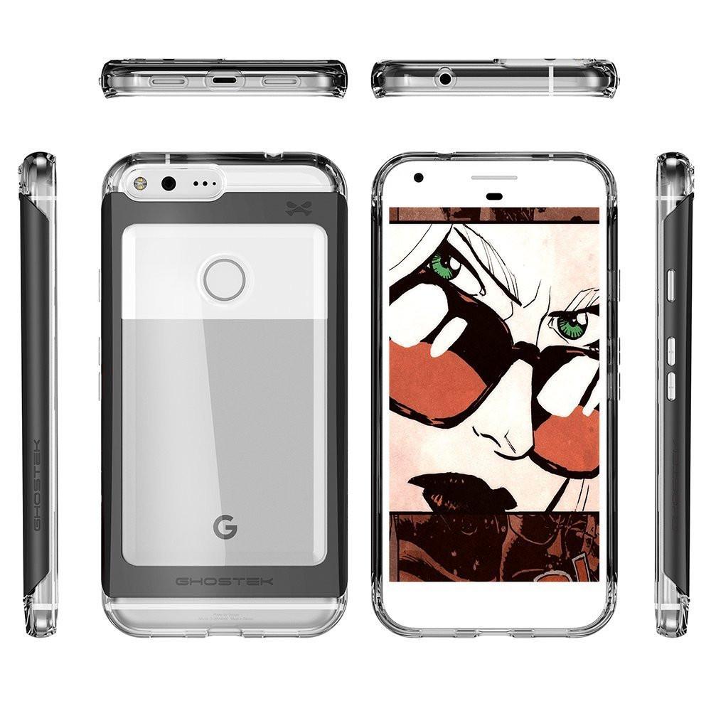 Google Pixel Case, Ghostek® Cloak 2.0 Black w/ ExplosionProof Screen Protector | Aluminum Frame - PunkCase NZ