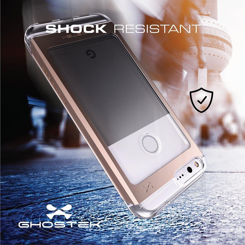 Google Pixel Case, Ghostek® Cloak 2.0 Gold w/ Explosion-Proof Screen Protector | Aluminum Frame - PunkCase NZ