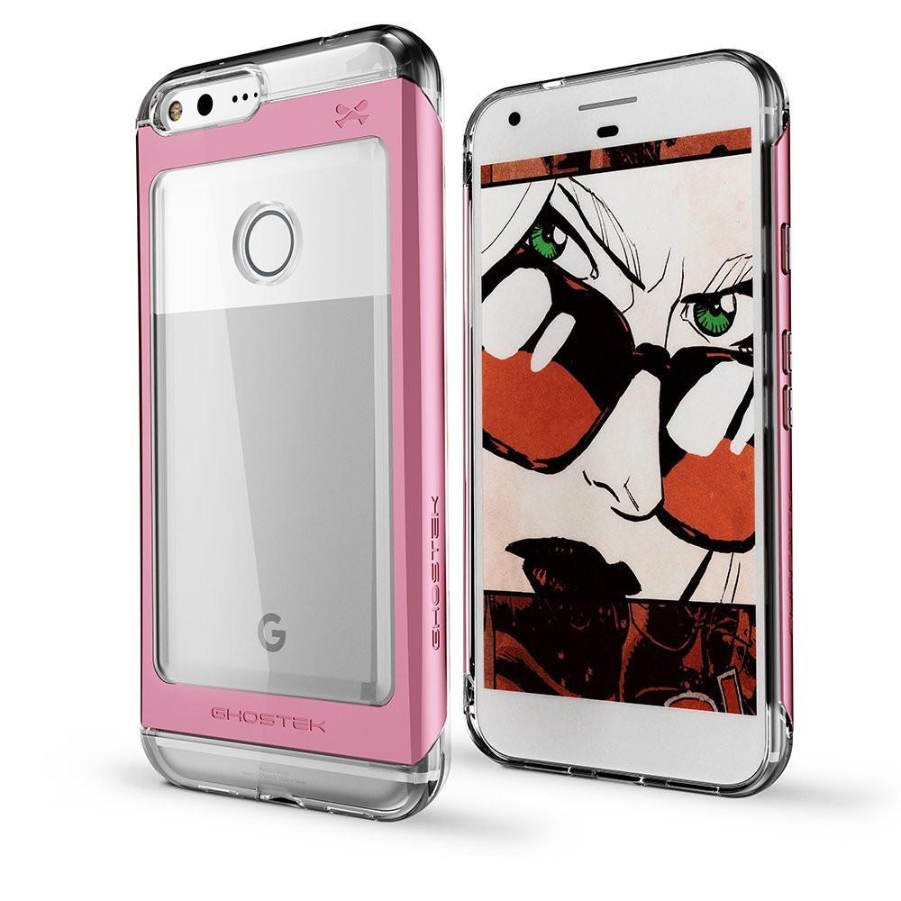 Google Pixel Case, Ghostek Pink 2.0 Pink Series w/ ExplosionProof Screen Protector | Aluminum Frame