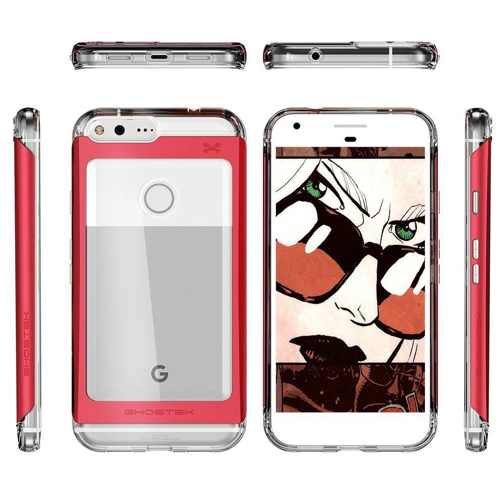 Google Pixel Case, Ghostek® 2.0 Red Series w/ Explosion-Proof Screen Protector | Aluminum Frame - PunkCase NZ