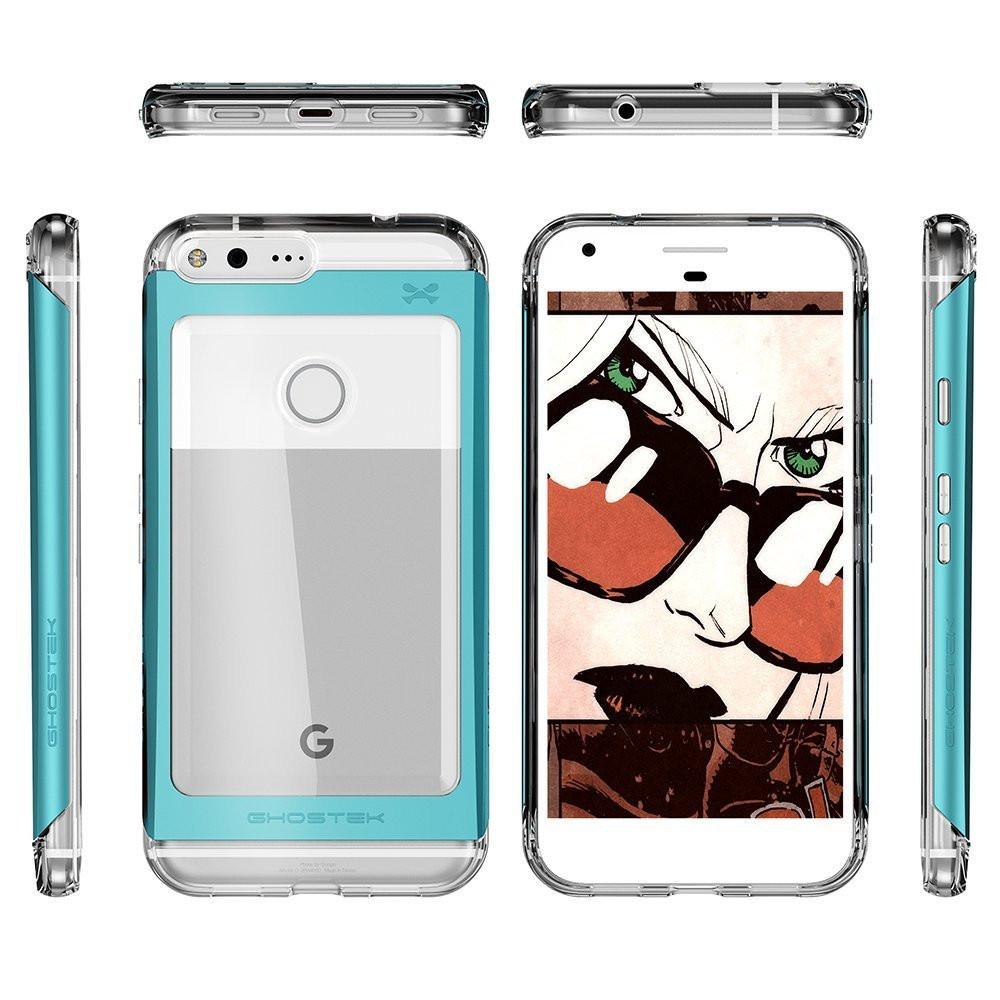 Google Pixel XL Case, Ghostek® 2.0 Teal Series w/ Explosion-Proof Screen Protector | Aluminum Frame - PunkCase NZ