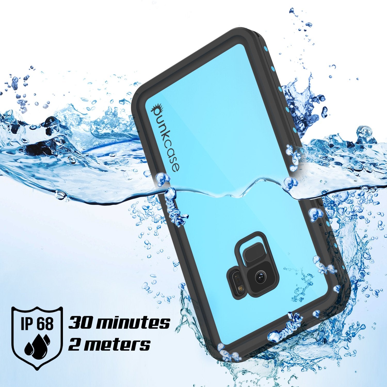 Galaxy S9 Waterproof Case PunkCase StudStar Teal Thin 6.6ft Underwater IP68 Shock/Snow Proof - PunkCase NZ