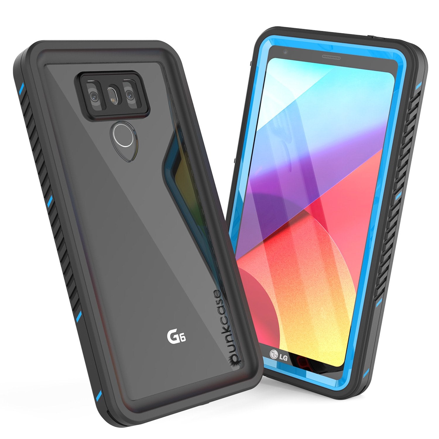 LG G6 Waterproof Case, Punkcase [Extreme Series] [Slim Fit] [IP68 Certified] [Shockproof] [Snowproof] [Dirproof] Armor Cover W/ Built In Screen Protector for LG G6 [BLUE] - PunkCase NZ
