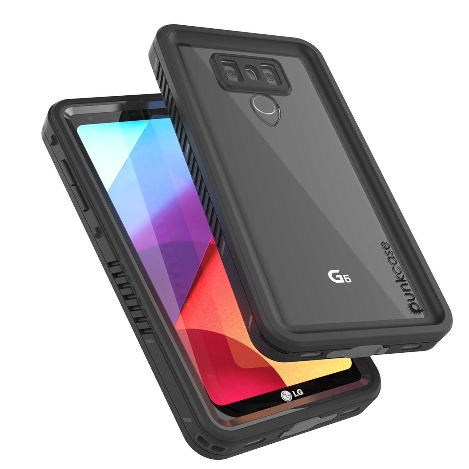 LG G6 Waterproof Case, Punkcase [Extreme Series] [Slim Fit] [IP68 Certified] [Shockproof] [Snowproof] [Dirproof] Armor Cover W/ Built In Screen Protector for LG G6 [BLACK] - PunkCase NZ