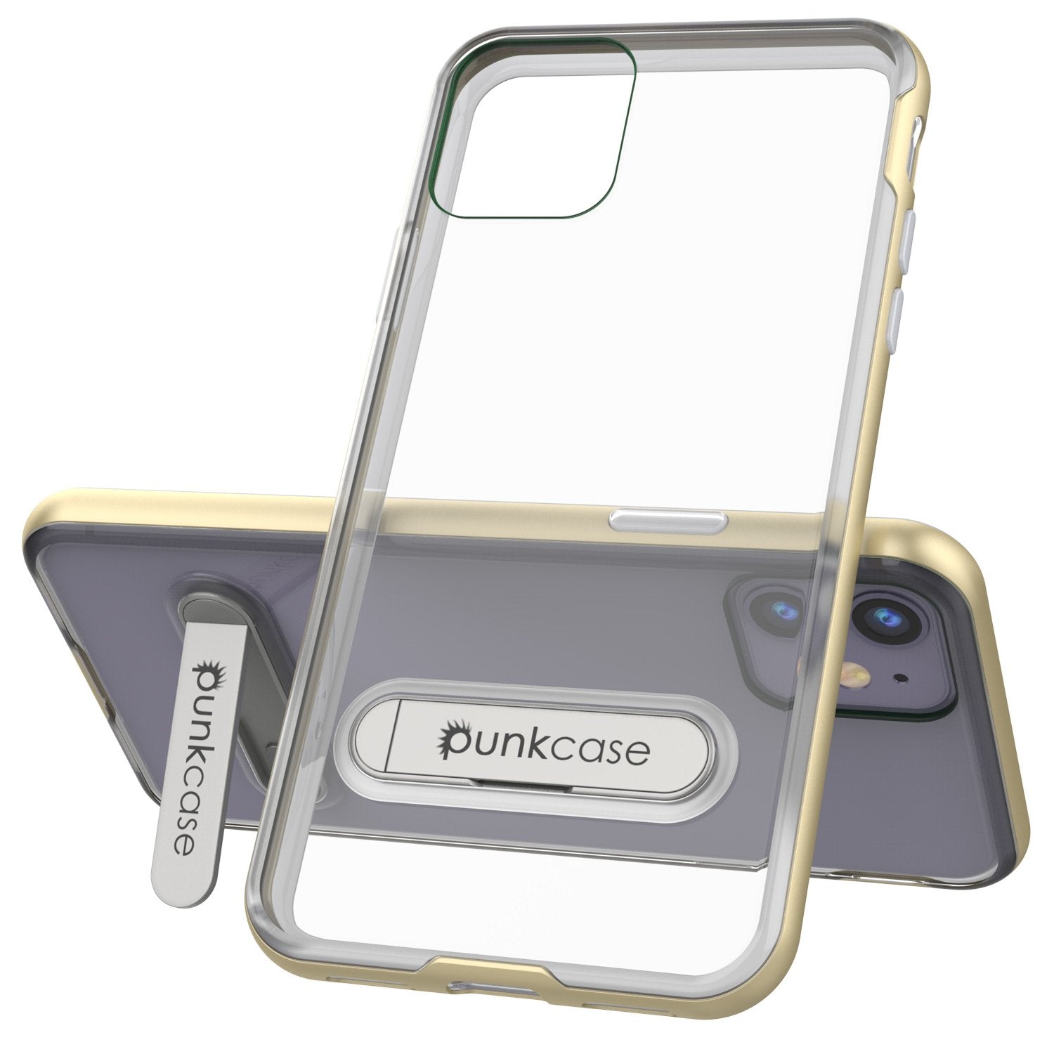 iPhone 12 Case, PUNKcase [LUCID 3.0 Series] [Slim Fit] Protective Cover w/ Integrated Screen Protector [Gold]