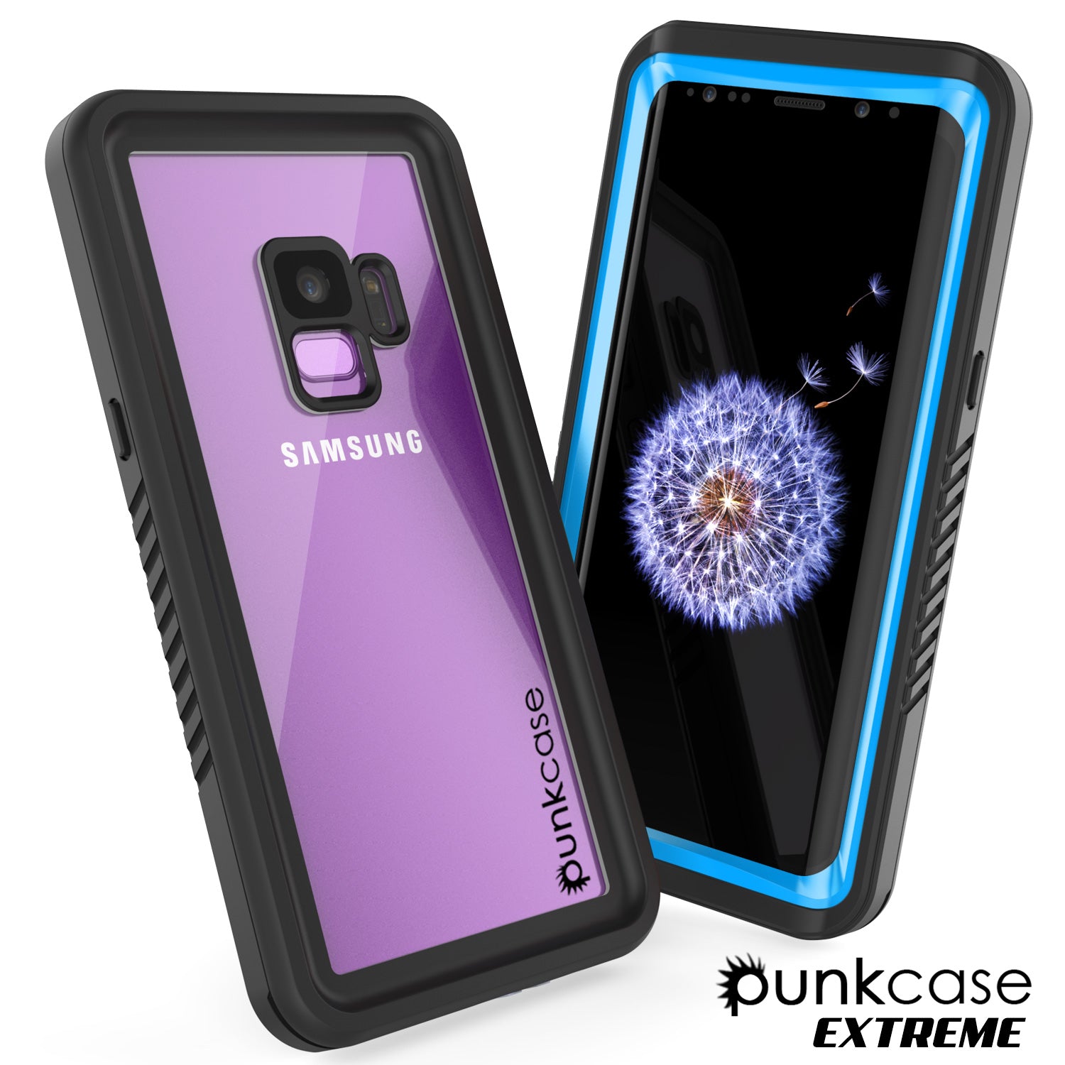 Galaxy S9 PLUS Waterproof Case, Punkcase [Extreme Series] [Slim Fit] [IP68 Certified] [Shockproof] [Snowproof] [Dirproof] Armor Cover [Light Blue] - PunkCase NZ