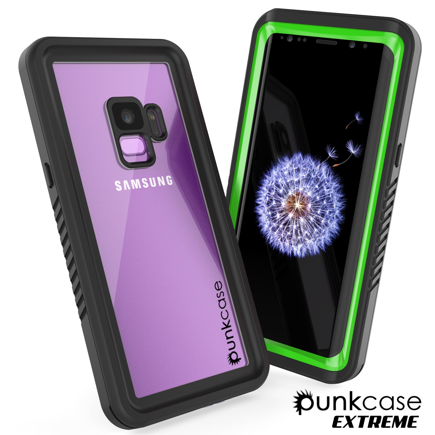 Galaxy S9 Waterproof Case, Punkcase [Extreme Series] [Slim Fit] [IP68 Certified] [Shockproof] [Snowproof] [Dirproof] Armor Cover W/ Built In Screen Protector for Samsung Galaxy S9 [Light Green] - PunkCase NZ