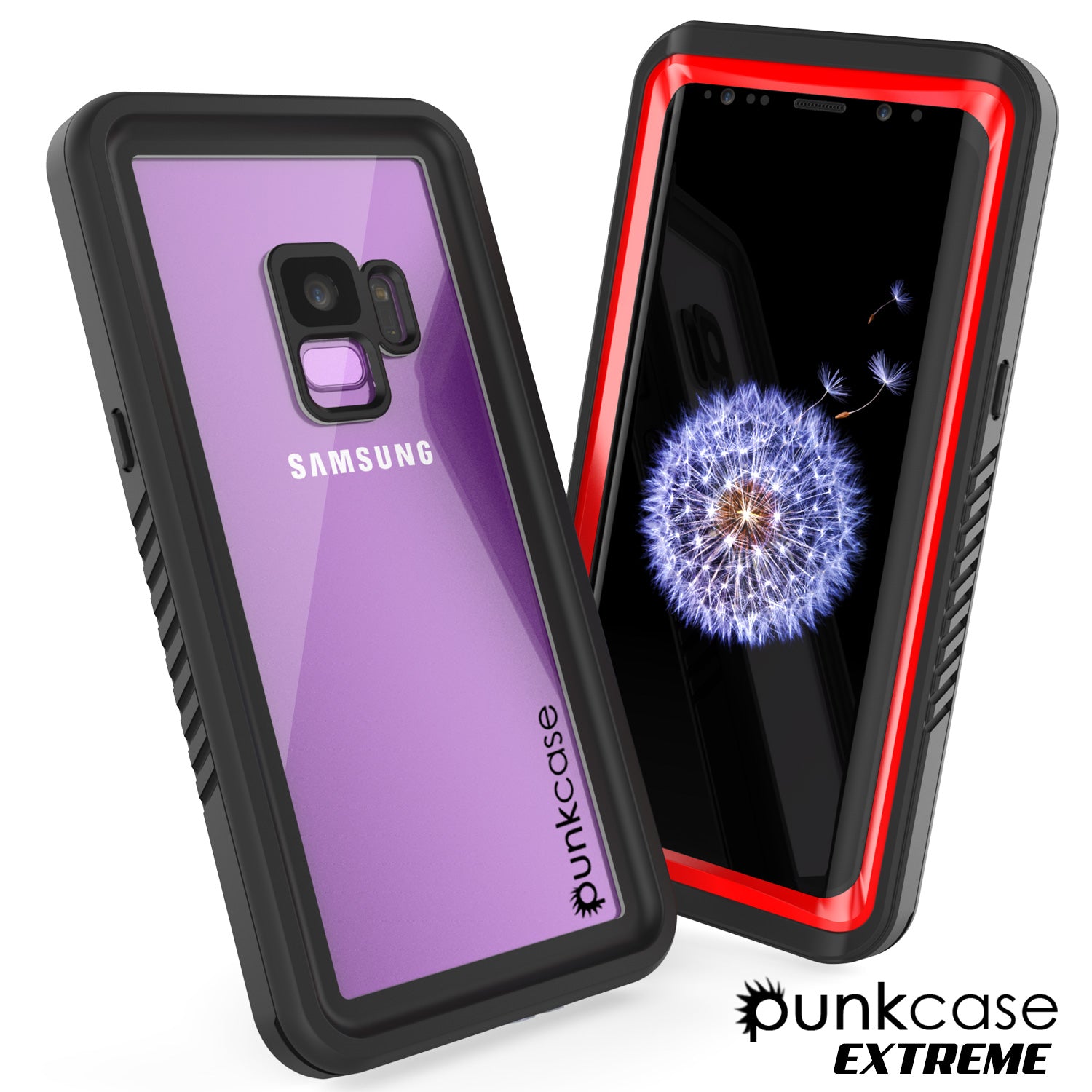Galaxy S9 PLUS Waterproof Case, Punkcase [Extreme Series] [Slim Fit] [IP68 Certified] [Shockproof] [Snowproof] [Dirproof] Armor Cover W/ Built In Screen Protector for Samsung Galaxy S9+ [Red] - PunkCase NZ
