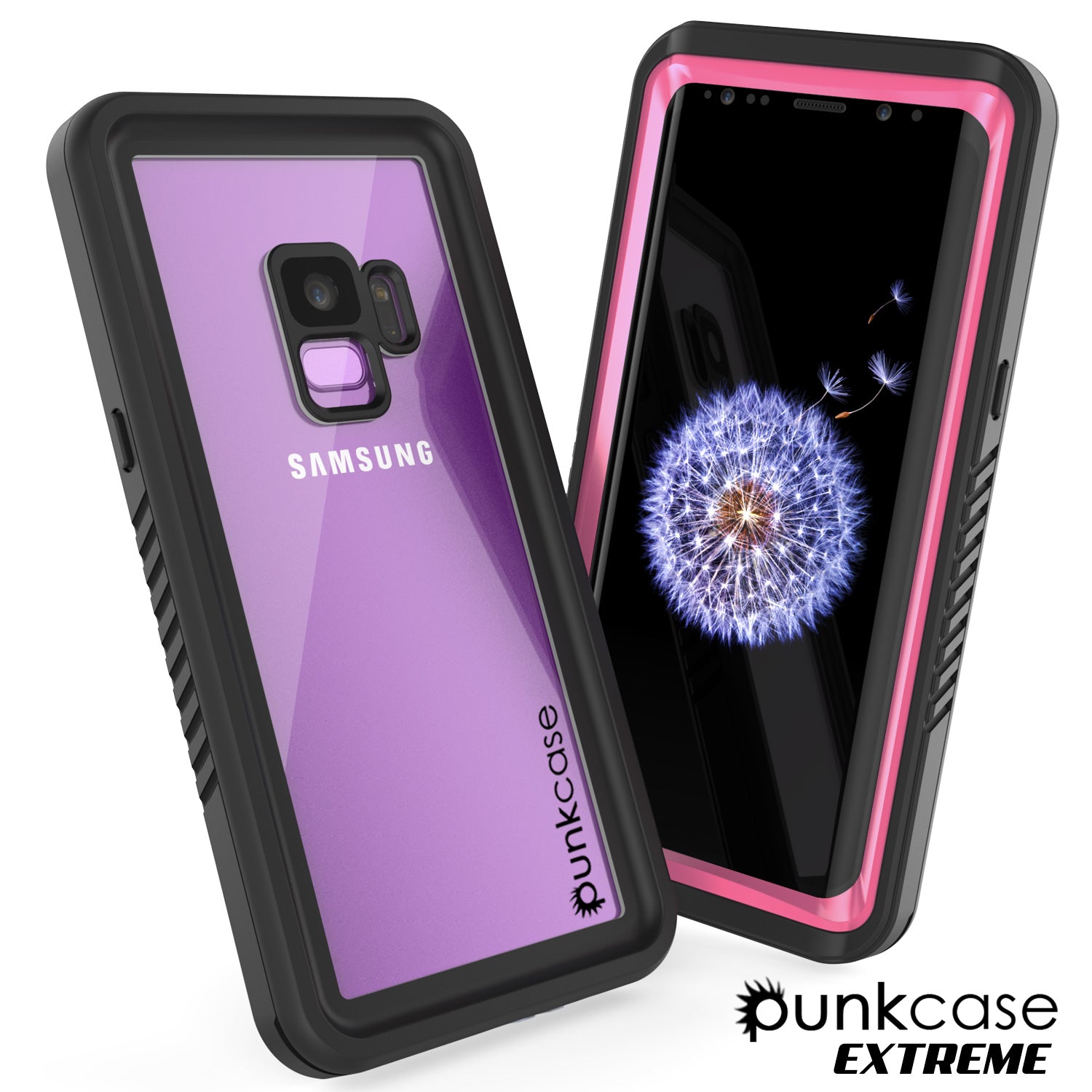 Galaxy S9 PLUS Waterproof Case, Punkcase [Extreme Series] [Slim Fit] [IP68 Certified] [Shockproof] [Snowproof] [Dirproof] Armor Cover W/ Built In Screen Protector for Samsung Galaxy S9+ [Pink] - PunkCase NZ