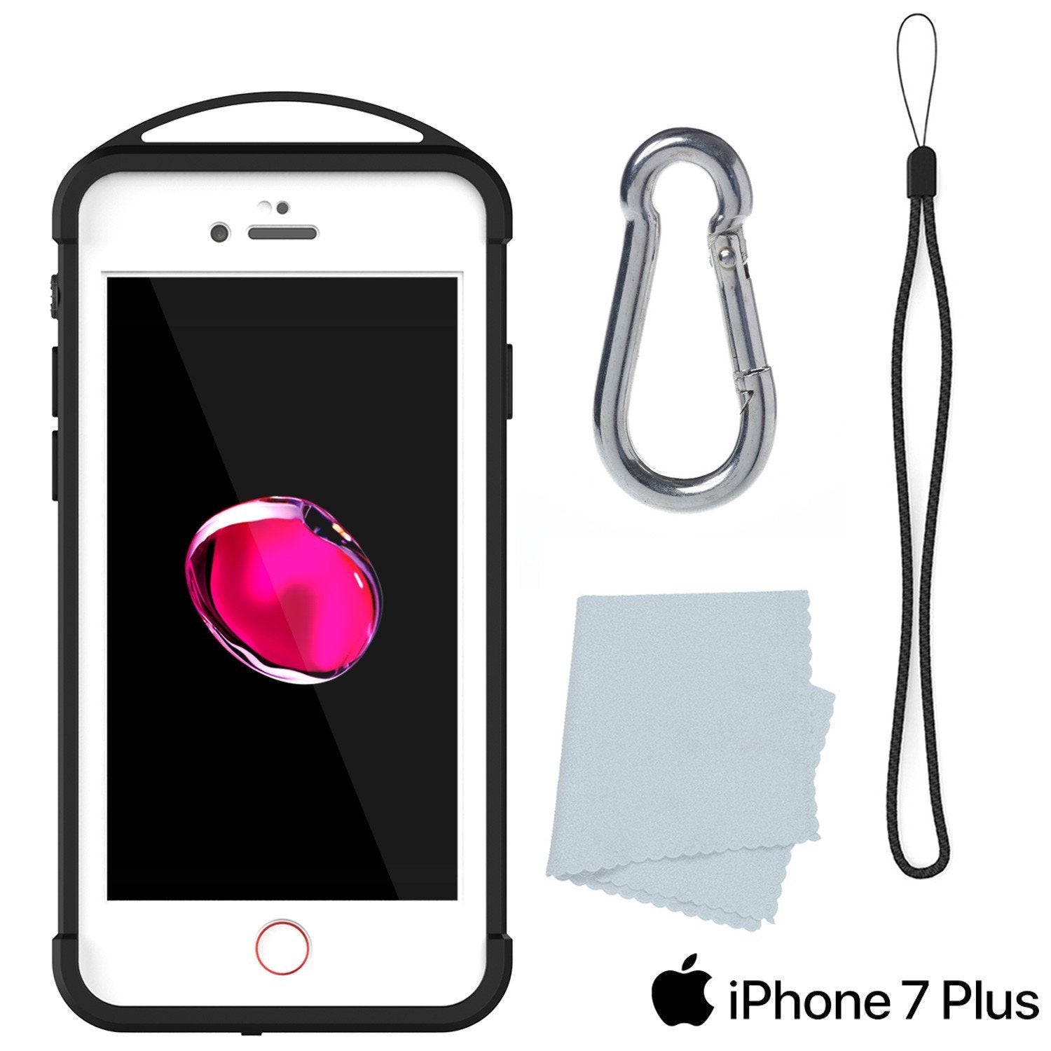 iPhone 8+ Plus Waterproof Case, Punkcase ALPINE Series, White | Heavy Duty Armor Cover - PunkCase NZ