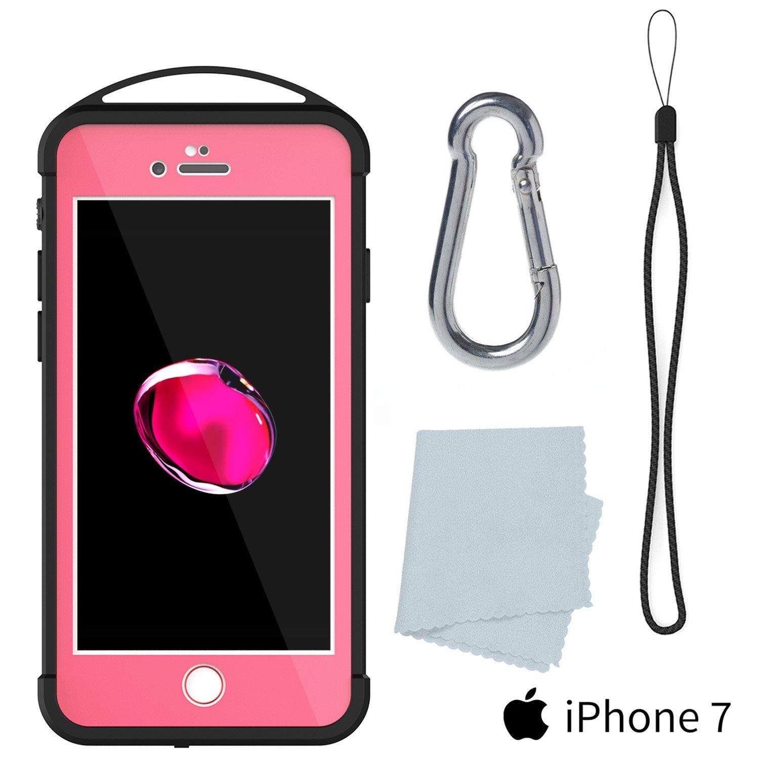 iPhone 8 Waterproof Case, Punkcase ALPINE Series, Pink | Heavy Duty Armor Cover - PunkCase NZ