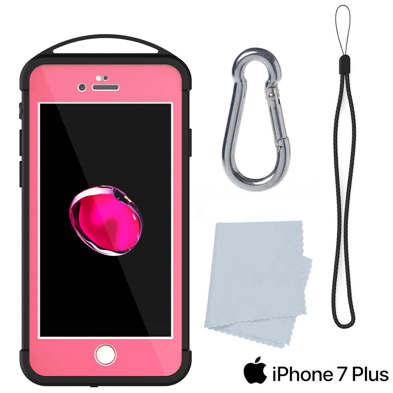iPhone 8+ Plus Waterproof Case, Punkcase ALPINE Series, Pink | Heavy Duty Armor Cover - PunkCase NZ
