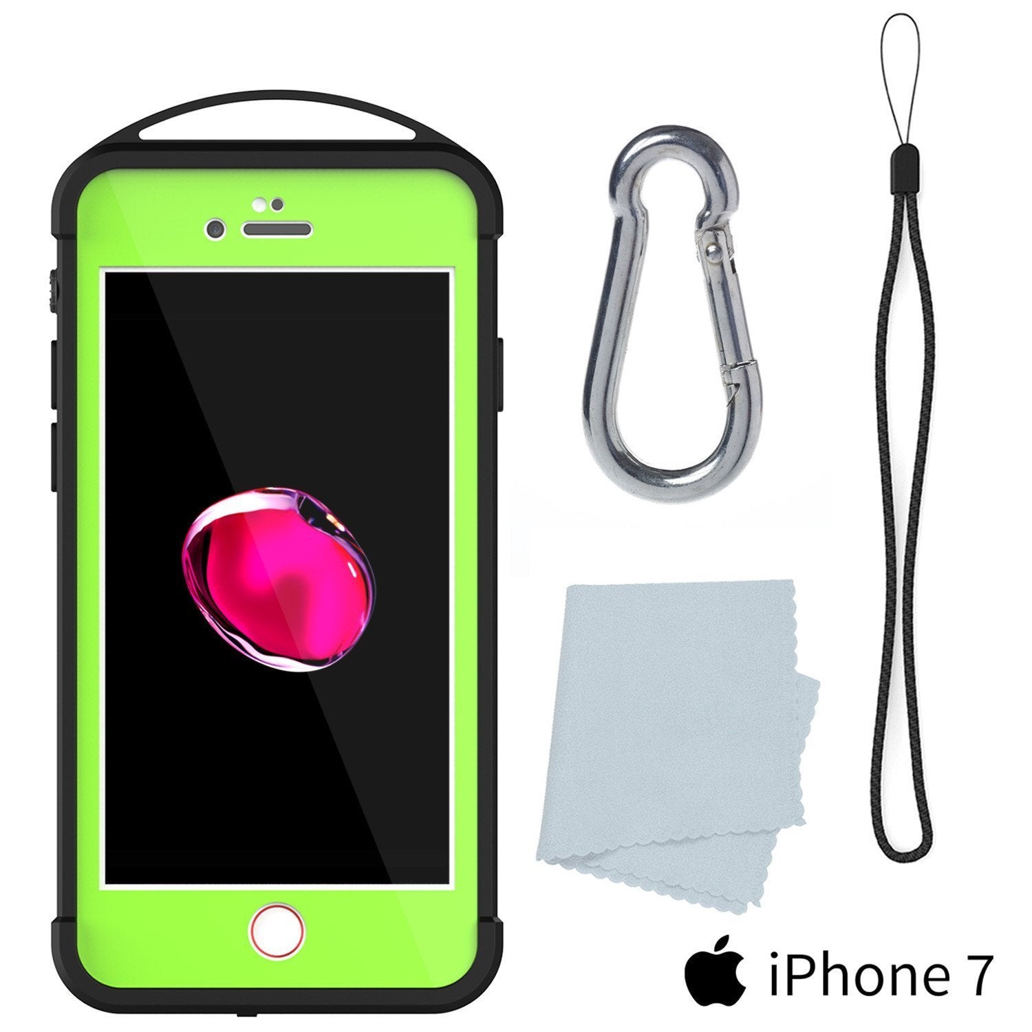 iPhone SE (4.7") Waterproof Case, Punkcase ALPINE Series, Light Green | Heavy Duty Armor Cover