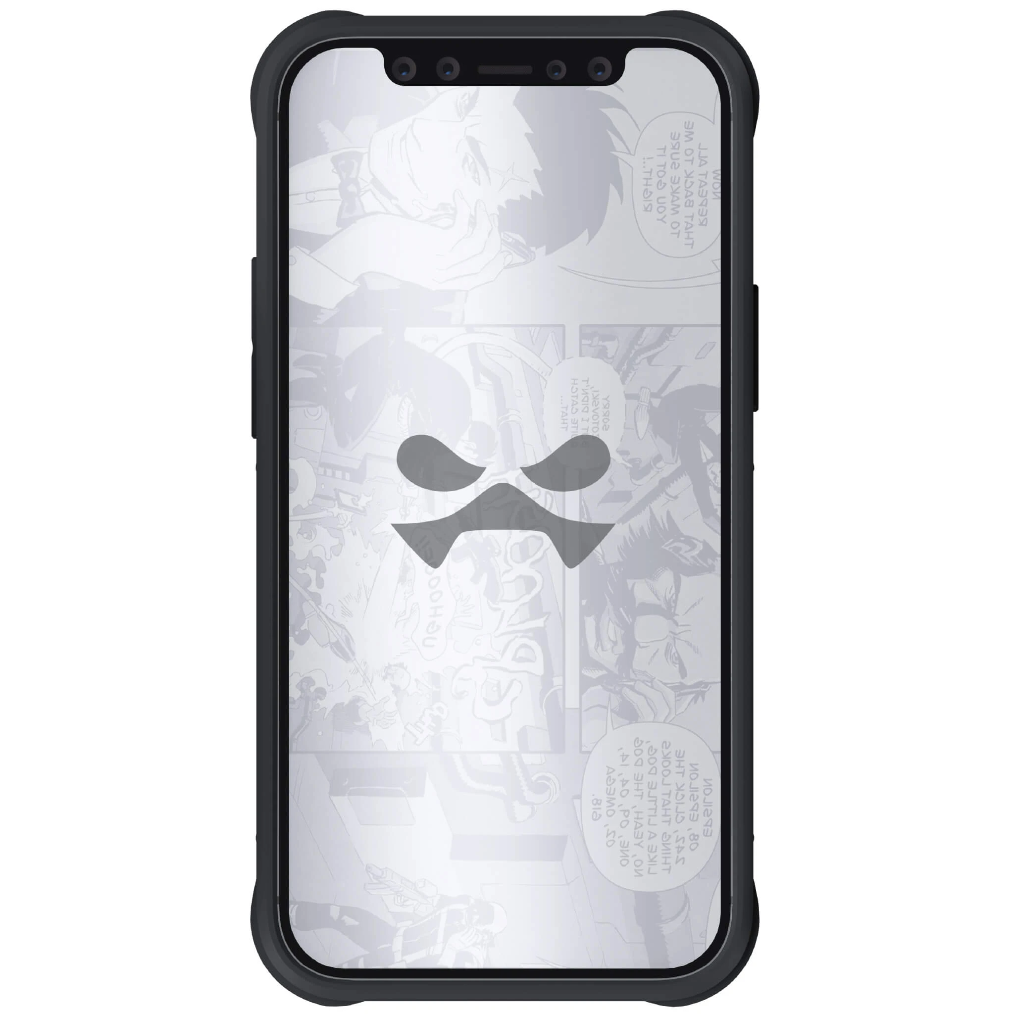 iPhone 12  - Magnetic Wallet Case with Card Holder [Black]