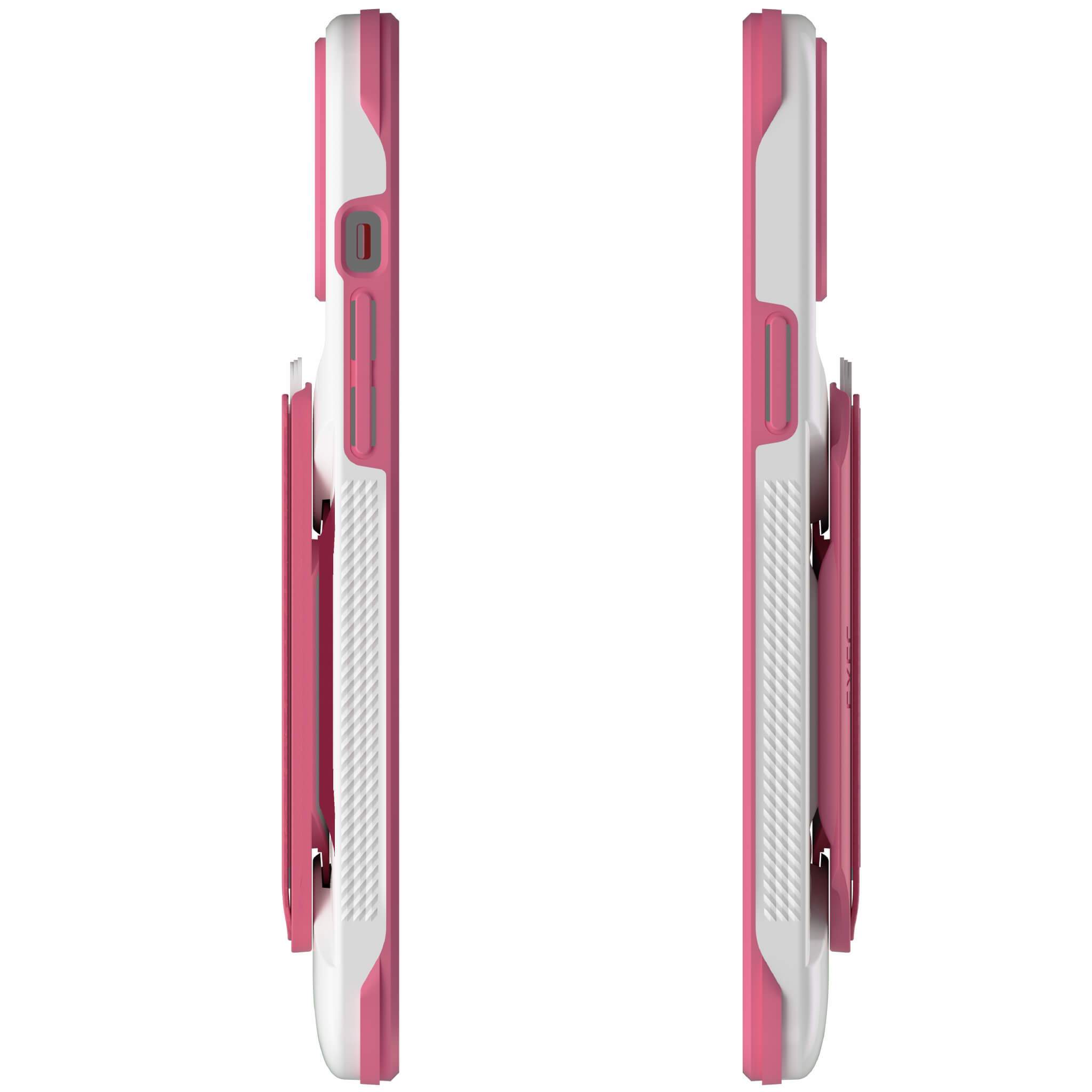 iPhone 12 Pro Max  - Magnetic Wallet Case with Card Holder [Pink]