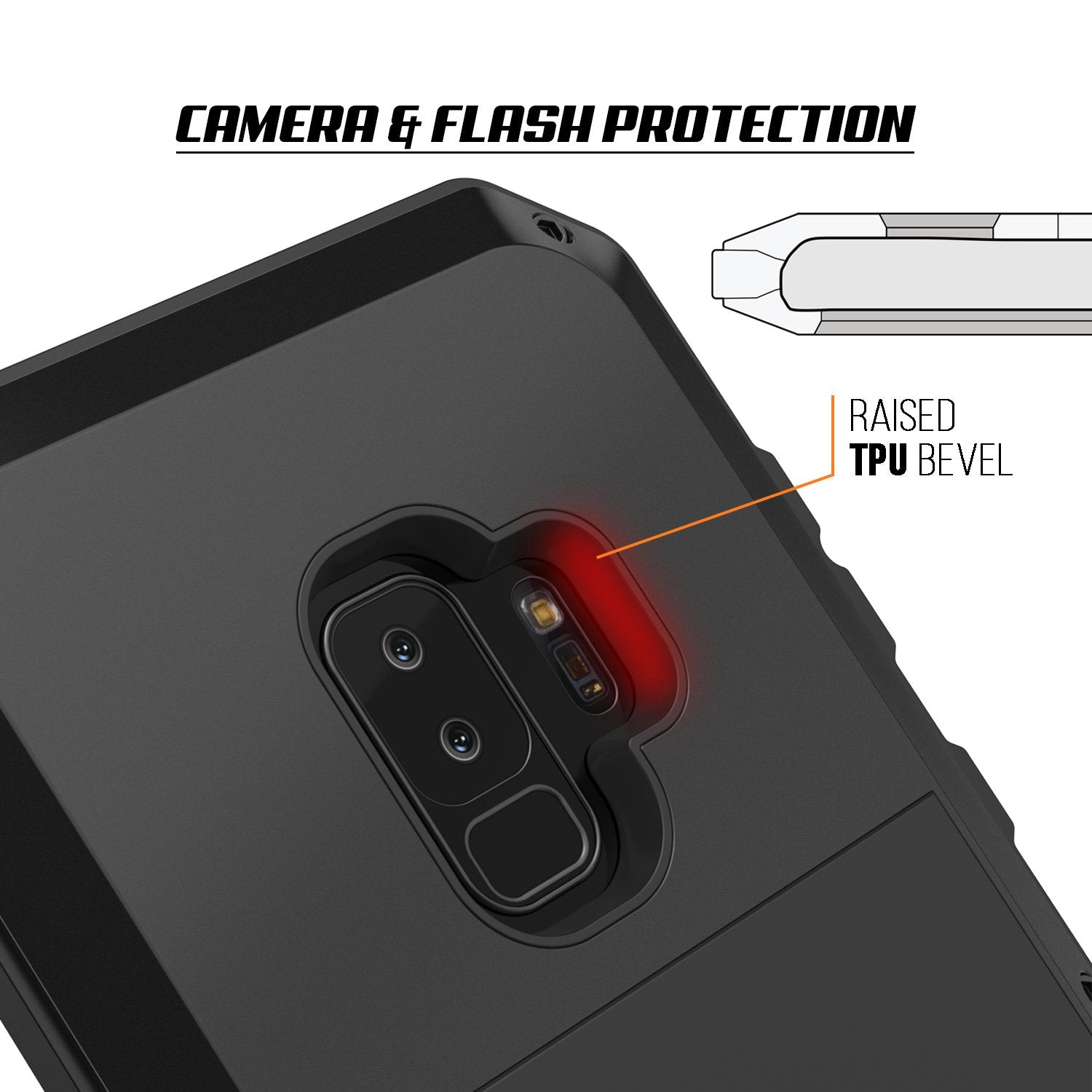 Galaxy S9 Plus Metal Case, Heavy Duty Military Grade Rugged Armor Cover [shock proof] Hybrid Full Body Hard Aluminum & TPU Design [non slip] W/ Prime Drop Protection for Samsung Galaxy S9 Plus [Black] - PunkCase NZ