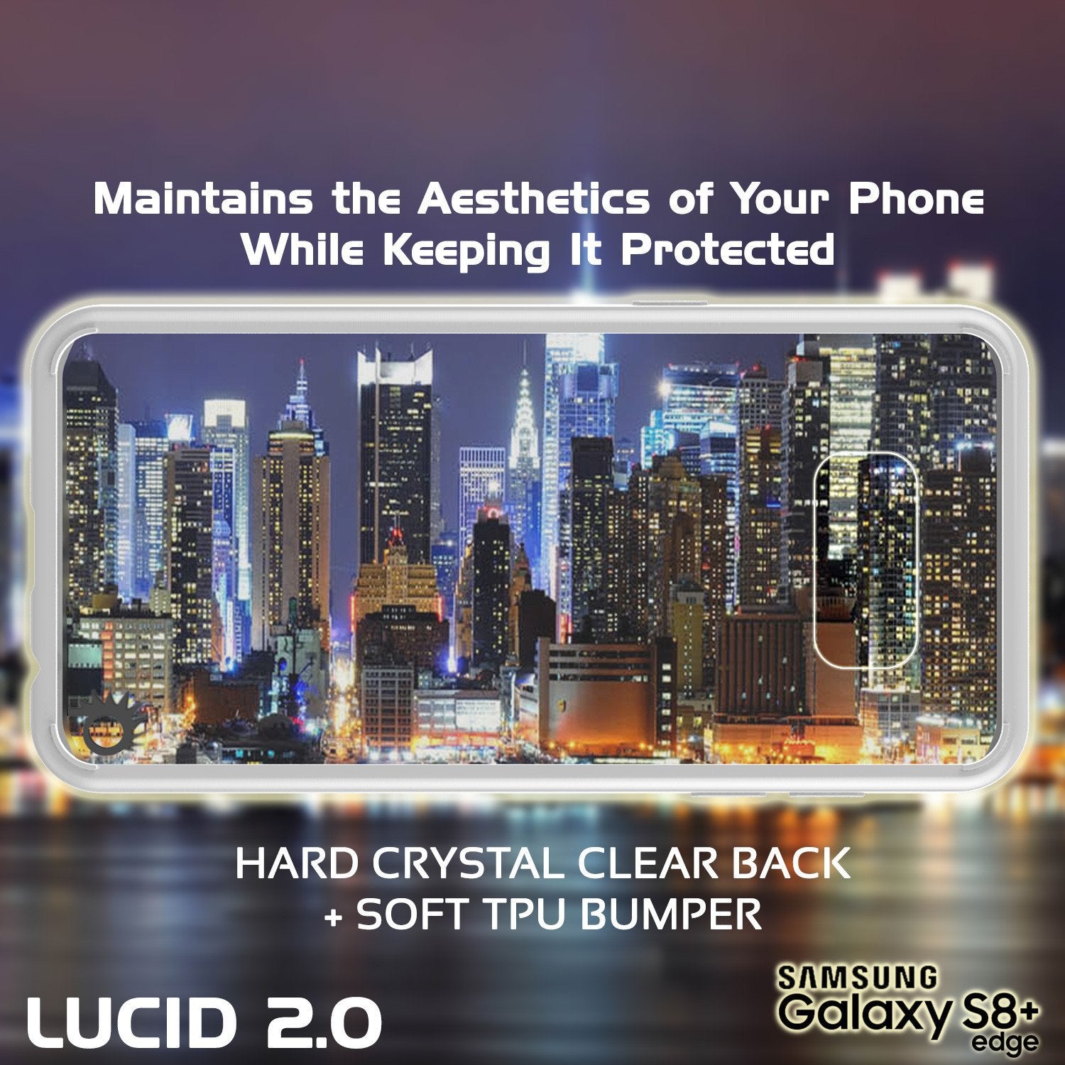S8 Plus Case Punkcase® LUCID 2.0 White Series w/ PUNK SHIELD Screen Protector | Ultra Fit - PunkCase NZ