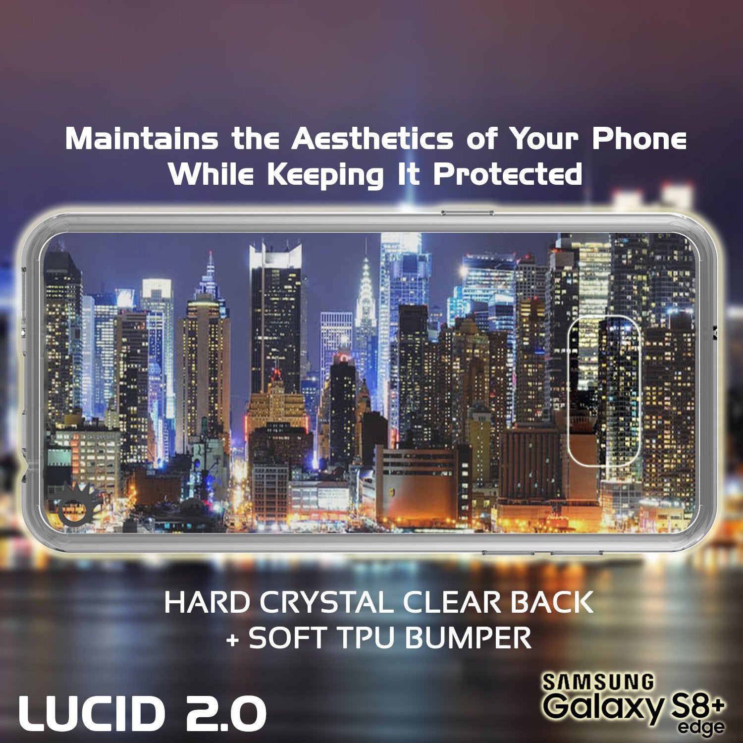 S8 Plus Case Punkcase® LUCID 2.0 Clear Series w/ PUNK SHIELD Screen Protector | Ultra Fit - PunkCase NZ