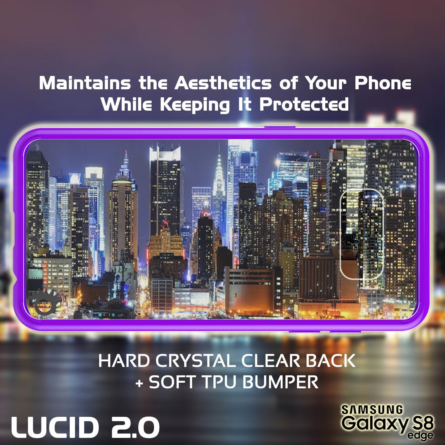 S8 Case Punkcase® LUCID 2.0 Purple Series w/ PUNK SHIELD Screen Protector | Ultra Fit - PunkCase NZ