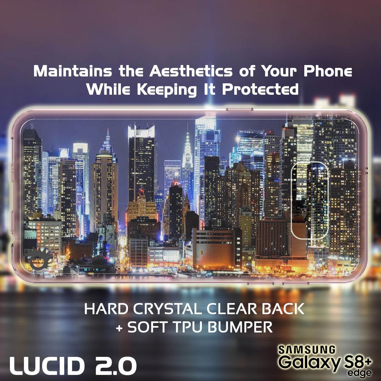 S8 Plus Case Punkcase® LUCID 2.0 Crystal Pink Series w/ PUNK SHIELD Screen Protector | Ultra Fit - PunkCase NZ