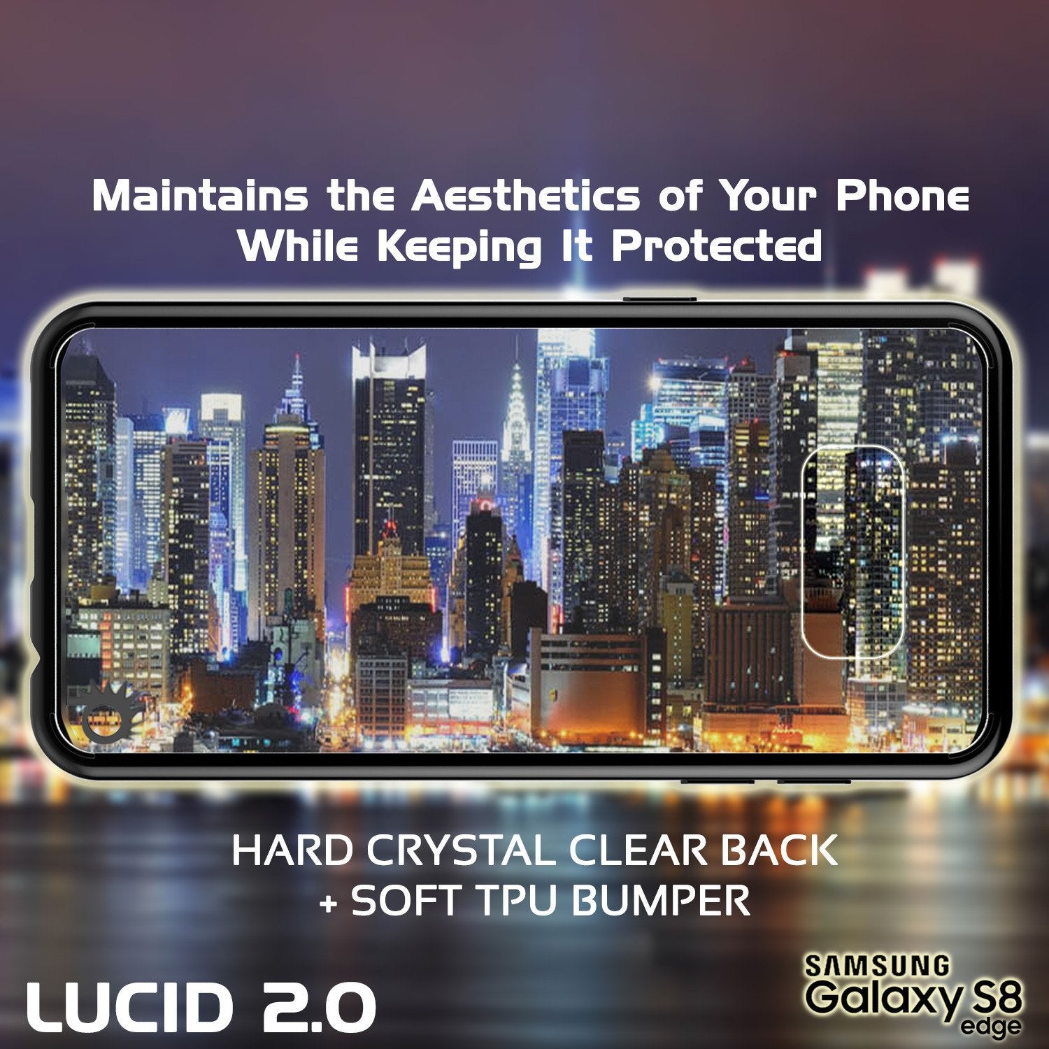 S8 Case Punkcase® LUCID 2.0 Black Series w/ PUNK SHIELD Screen Protector | Ultra Fit - PunkCase NZ
