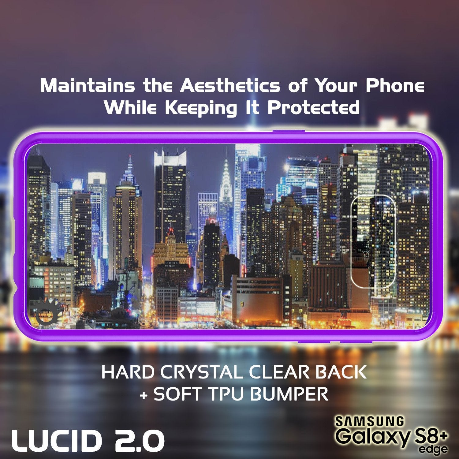 S8 Plus Case Punkcase® LUCID 2.0 Purple Series w/ PUNK SHIELD Screen Protector | Ultra Fit - PunkCase NZ
