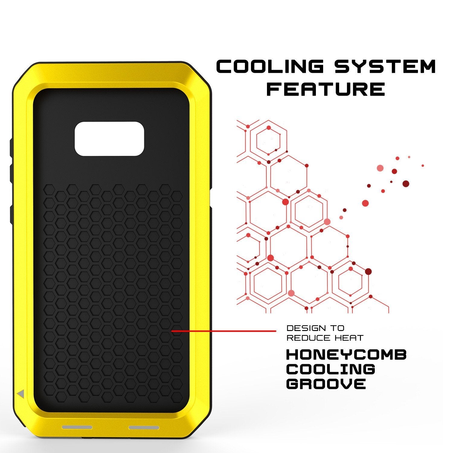 Galaxy Note 8  Case, PUNKcase Metallic Neon Shockproof  Slim Metal Armor Case [Yellow] - PunkCase NZ