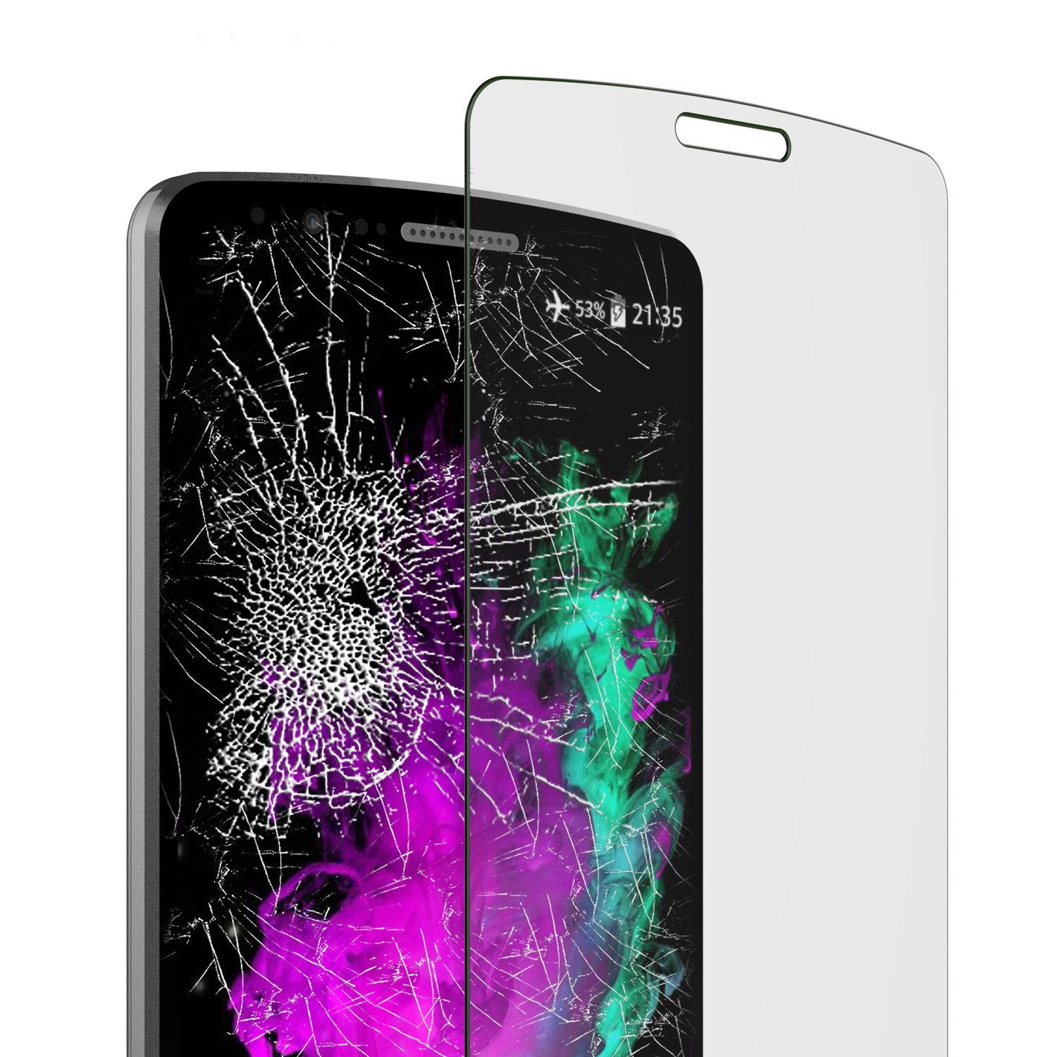 LG G3 Punkcase Glass SHIELD Tempered Glass Screen Protector 0.33mm Thick 9H Glass - PunkCase NZ