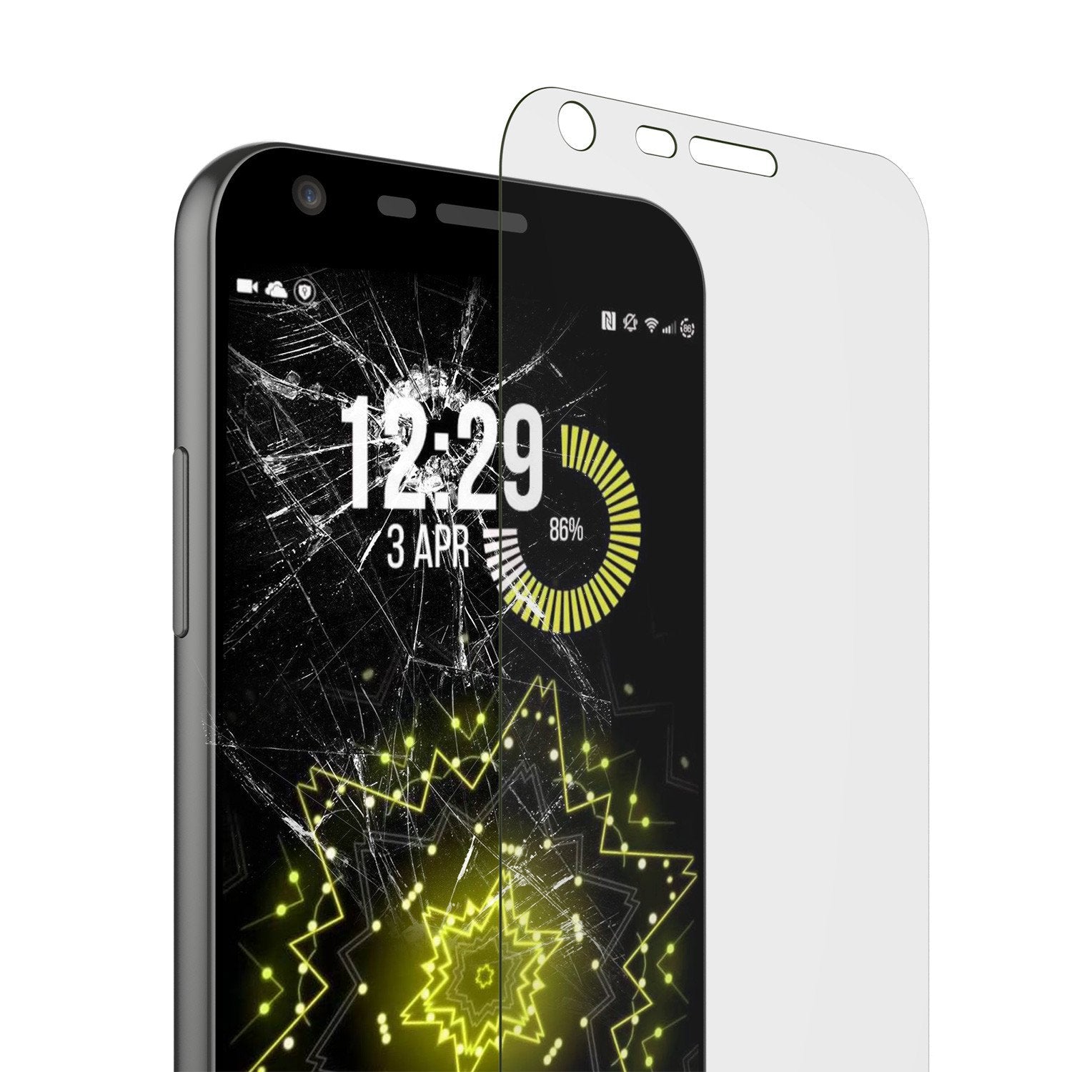 LG G5 Punkcase Glass SHIELD Tempered Glass Screen Protector 0.33mm Thick 9H Glass - PunkCase NZ