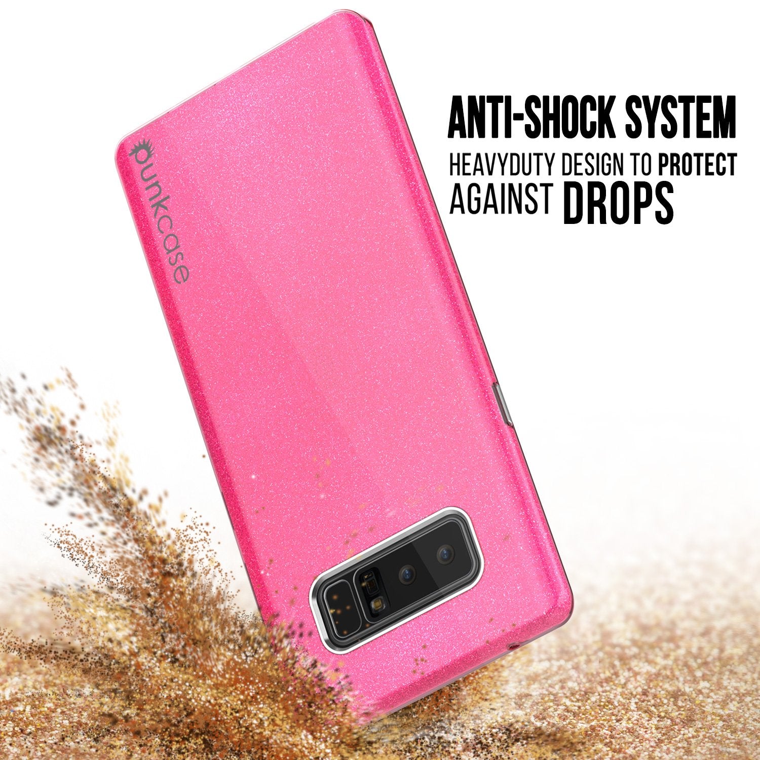 Galaxy Note 8 Case, Punkcase Galactic 2.0 Series Ultra Slim Protective Armor [Pink] - PunkCase NZ