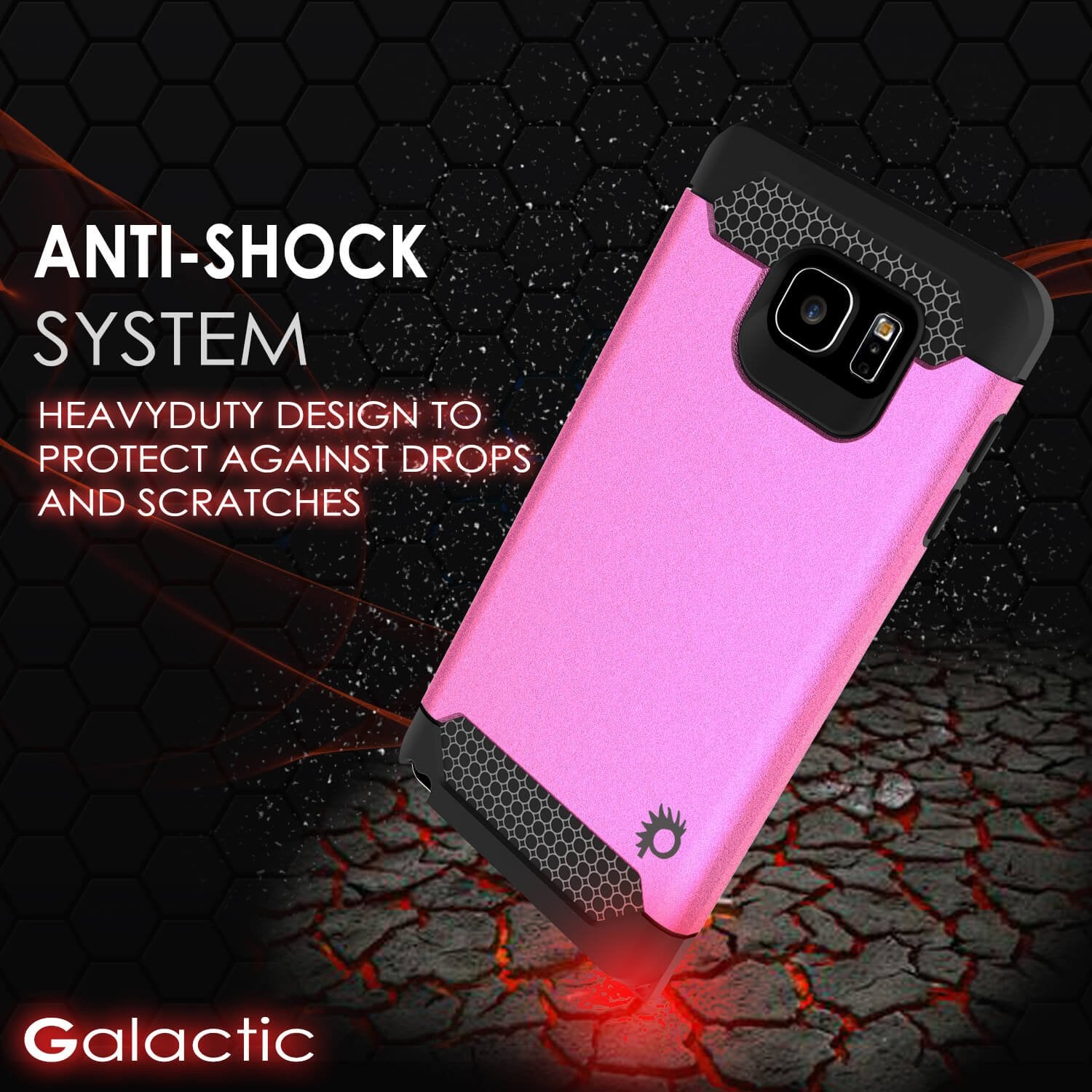 Galaxy Note 5 Case PunkCase Galactic Pink Series Slim Armor Soft Cover Case w/ Tempered Glass - PunkCase NZ