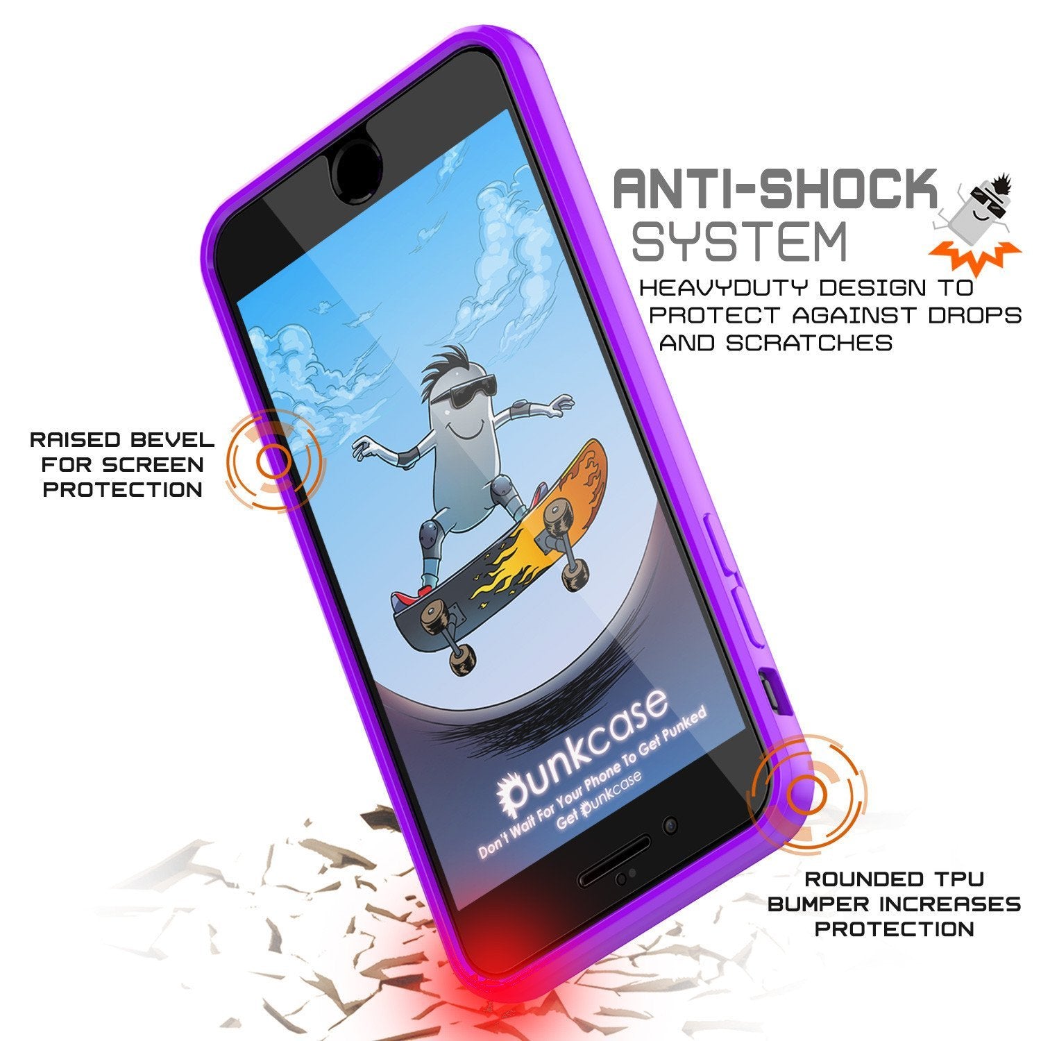 iPhone 8+ Plus Case Punkcase® LUCID 2.0 Purple Series w/ PUNK SHIELD Screen Protector | Ultra Fit - PunkCase NZ