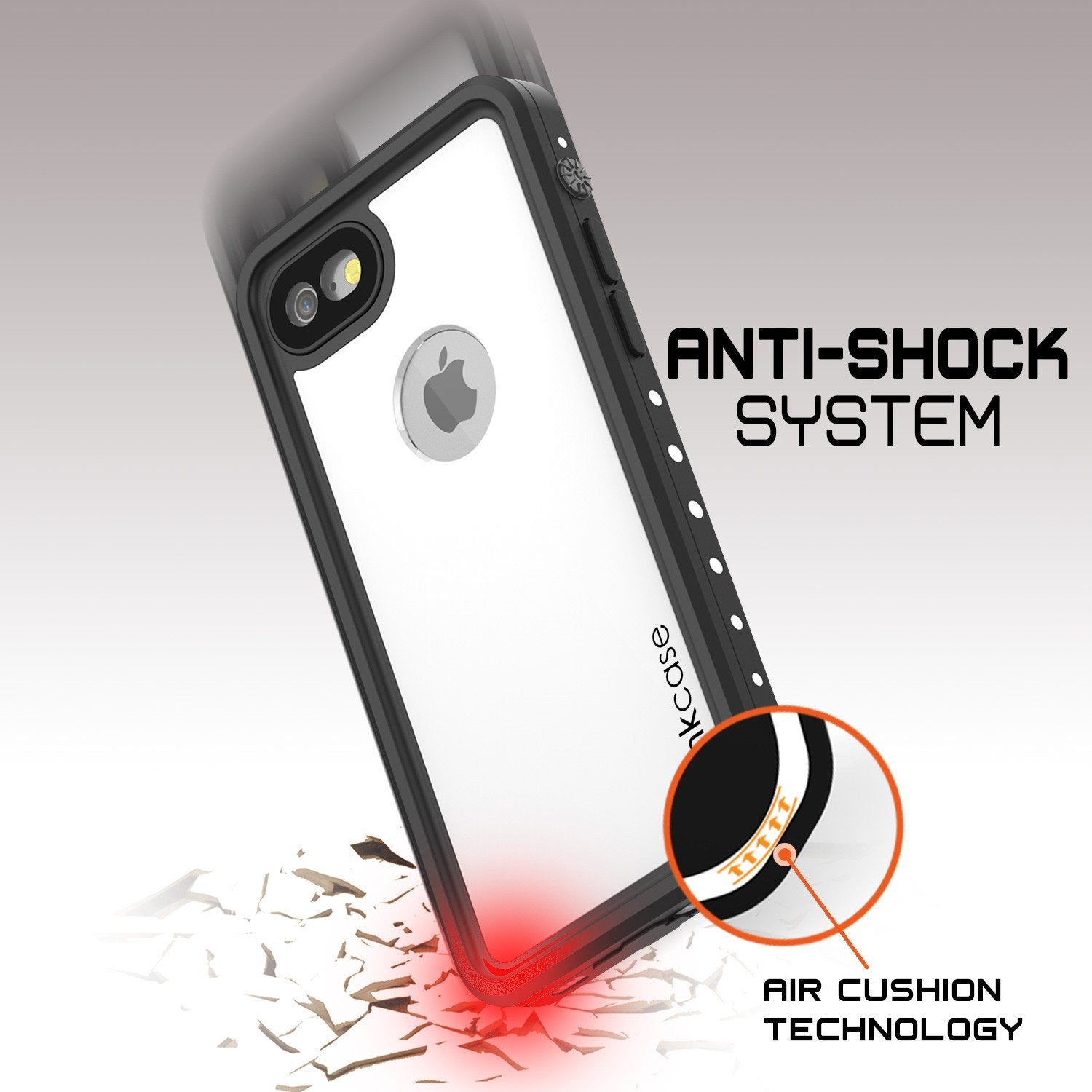 iPhone 7 Waterproof IP68 Case, Punkcase [White] [StudStar Series] [Slim Fit] [Dirtproof] [Snowproof] - PunkCase NZ