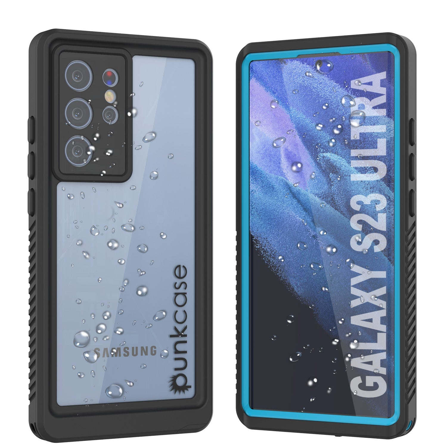 Galaxy S23 Ultra Water/ Shock/ Snow/ dirt proof [Extreme Series] Slim Case [Light Blue]