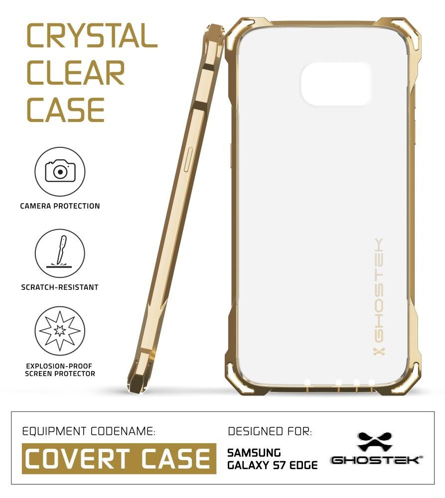 S7 Edge Case, Ghostek® Covert Gold Series Premium Impact Cover | Lifetime Warranty Exchange - PunkCase NZ