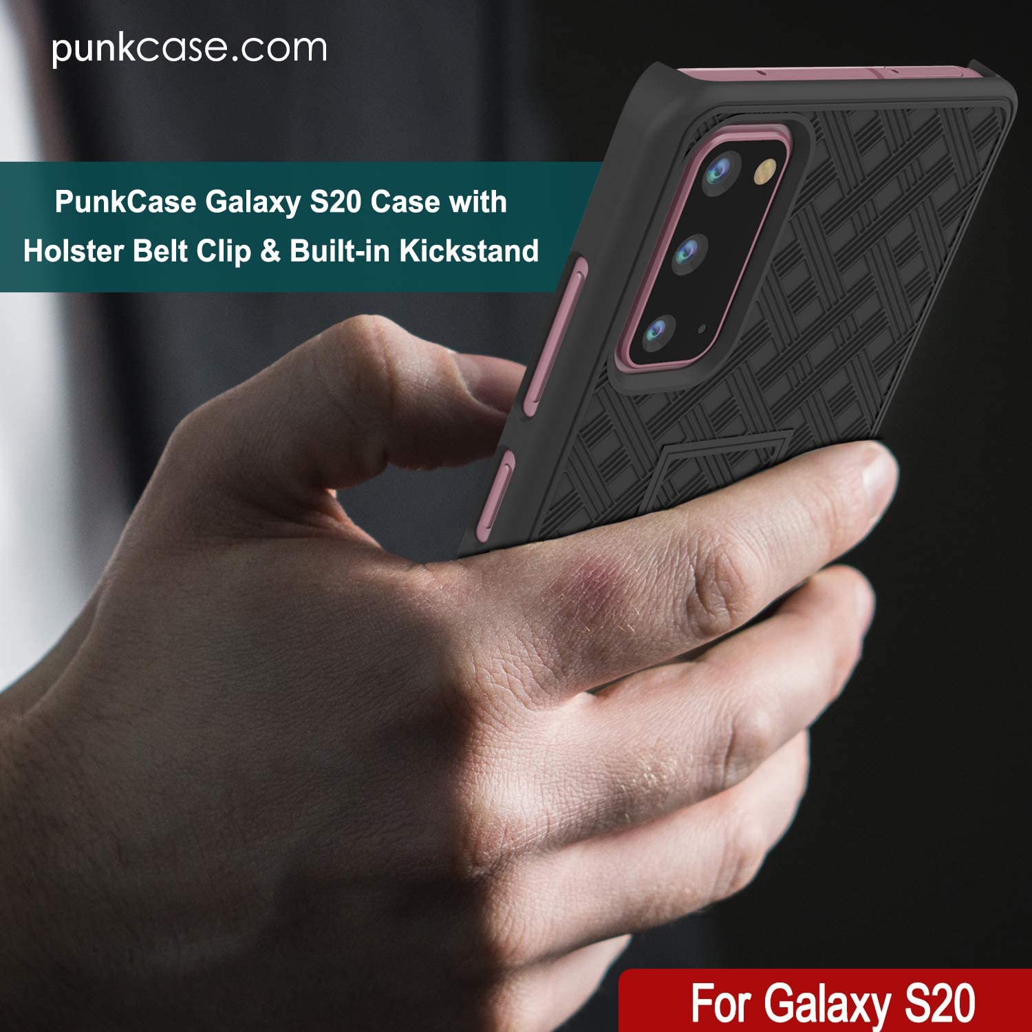 Galaxy S24 Case, Punkcase Holster Belt Clip With Screen Protector [Teal]