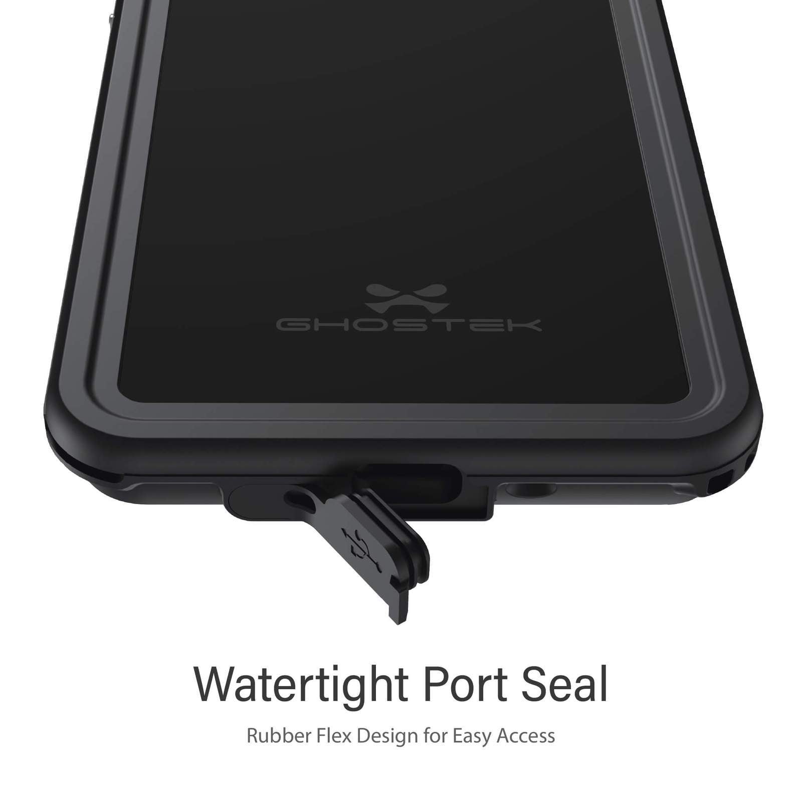 Galaxy S20 Rugged Waterproof Case | Nautical Series [Black]