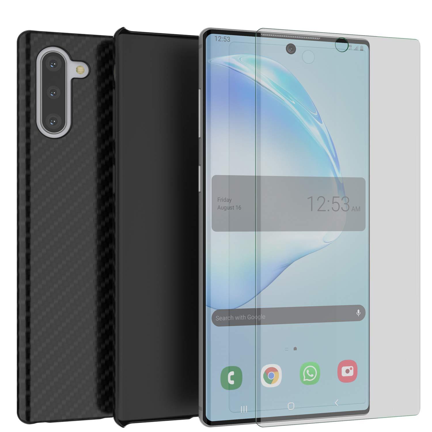 Galaxy Note 10 Case, Punkcase CarbonShield, Heavy Duty & Ultra Thin Cover
