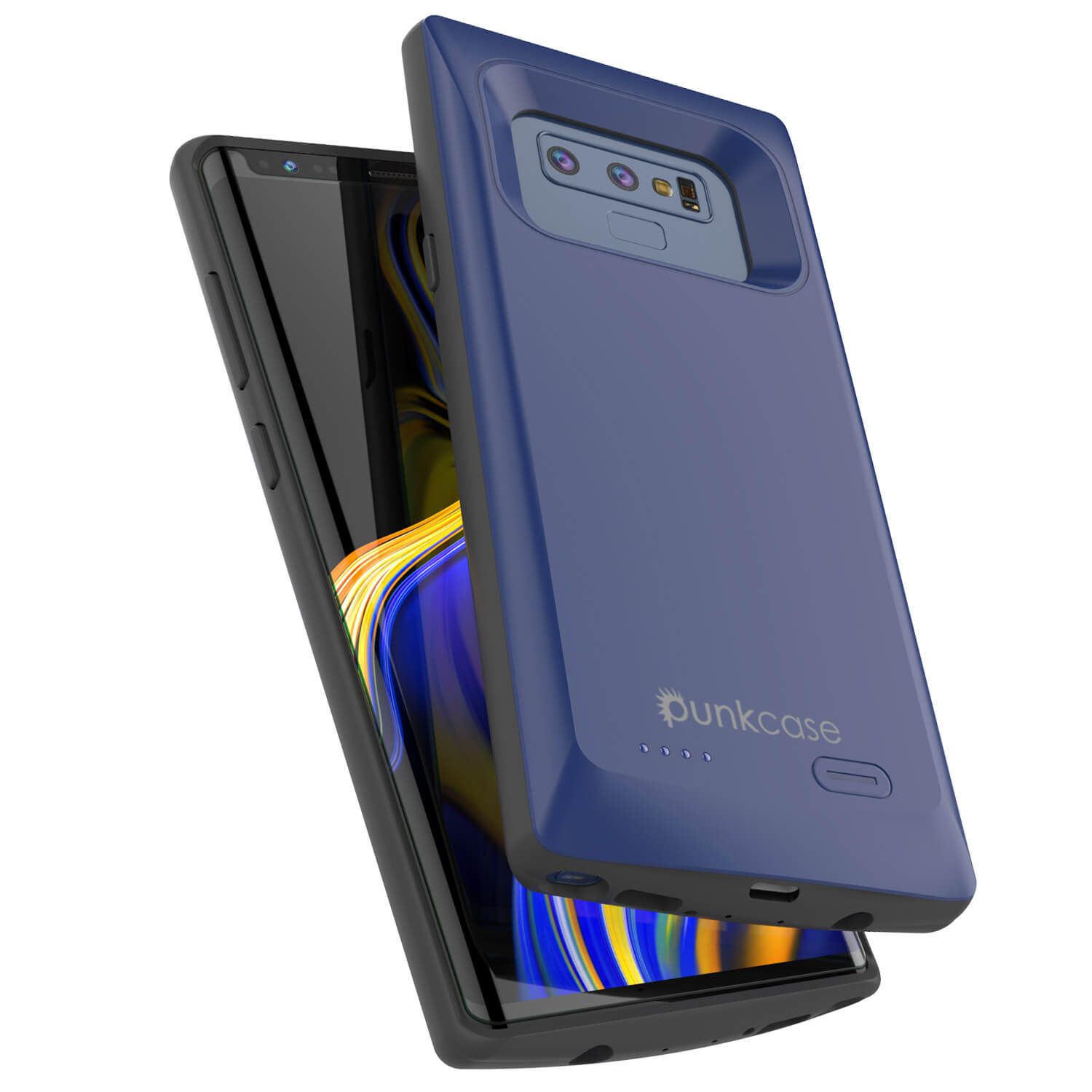 Galaxy Note 9 5000mAH Battery Charger W/ USB Port Slim Case [Navy] - PunkCase NZ