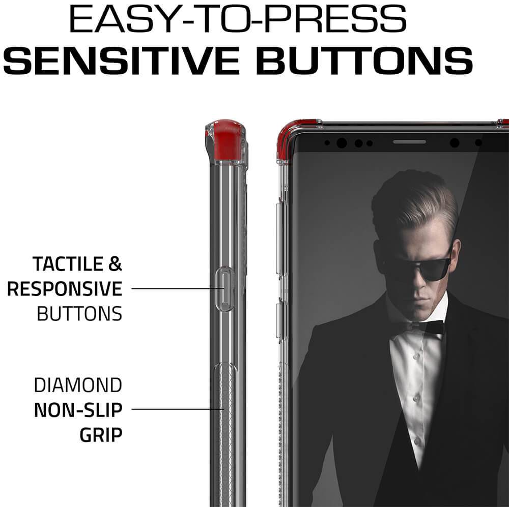 Galaxy Note 9 Case,Ghostek Covert 2 TPU Bumper Frame [Shockproof]  | Black - PunkCase NZ