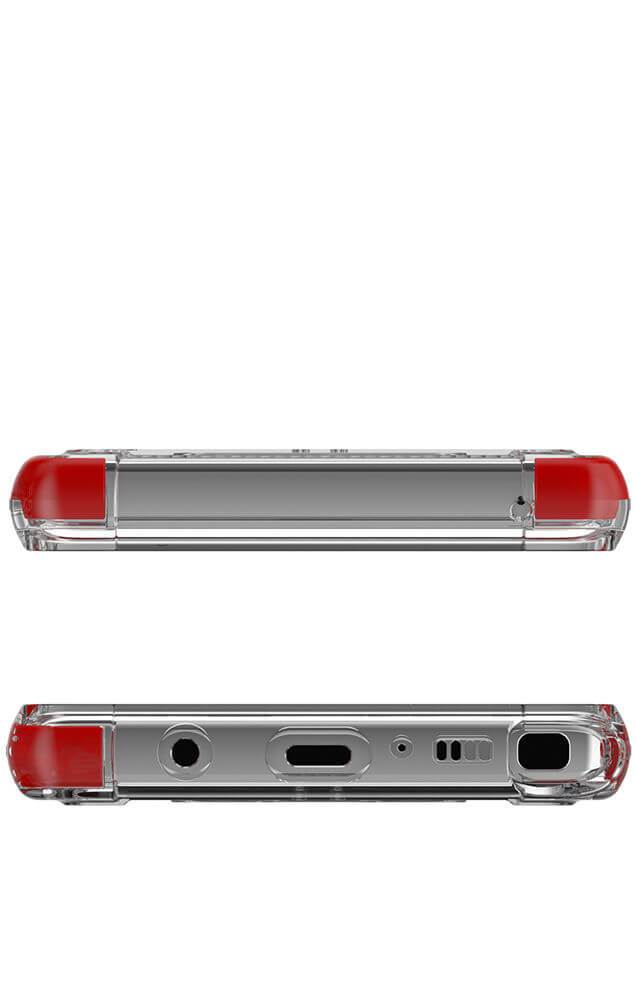 Galaxy Note 9 Case,Ghostek Covert 2 TPU Bumper Frame [Shockproof] | Red - PunkCase NZ